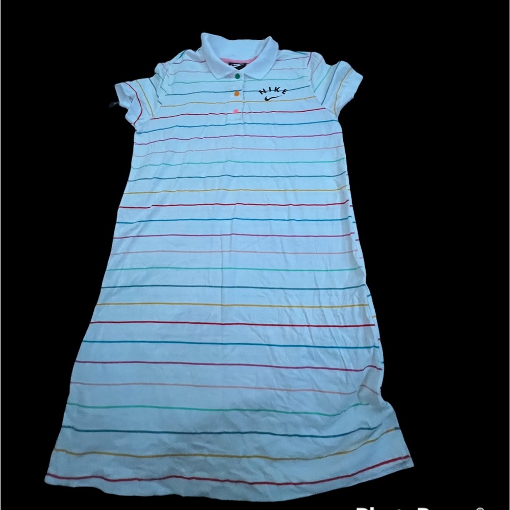 Nike Sportswear Girls Polo Short-Sleeve Dress